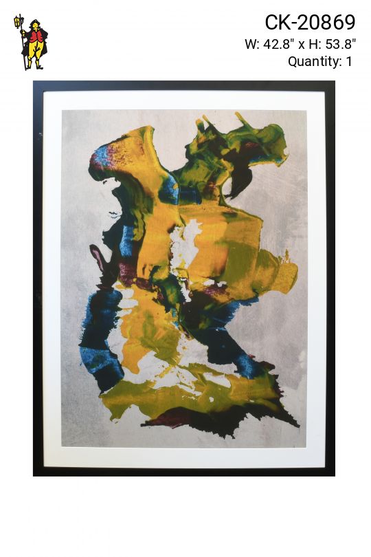 Framed Modern Expressionist Painting - 1