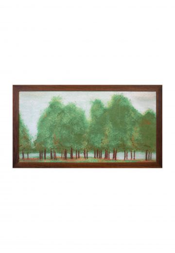 Framed Americana Landscape Painting