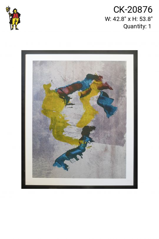 Framed Modern Expressionist Painting - 2