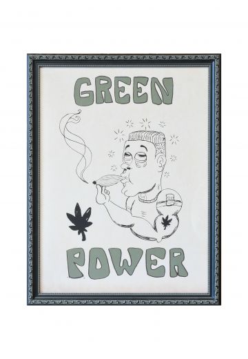 Framed Counterculture Cartoon