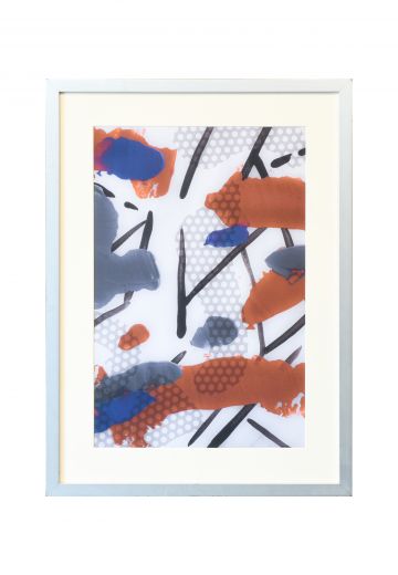 Cleared Post Modern Mixed Media Abstract - 1