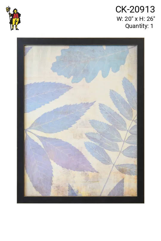 Framed Cleared Pressed Leaves Botanical Print