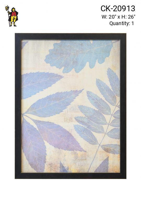 Framed Pressed Leaves Botanical Print