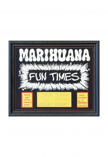 Framed Cleared 1960s "End Marijuana Prohibition" Poster