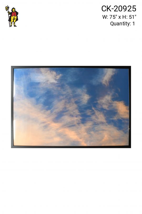 Framed Minimalist Serene Sky Photograph - 1