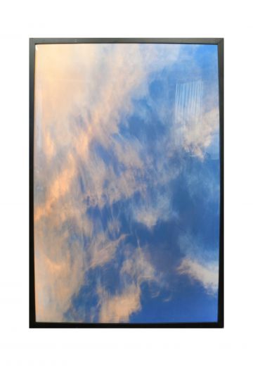 Framed Minimalist Serene Sky Photograph - 2
