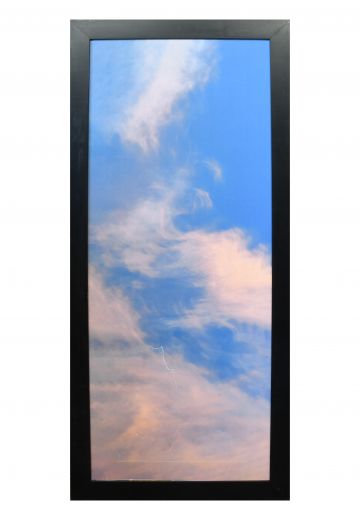 Framed Minimalist Serene Sky Photograph - 4 (Damaged Canvas)