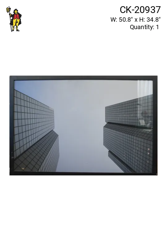 Framed Cleared Minimalist Architectural Photograph