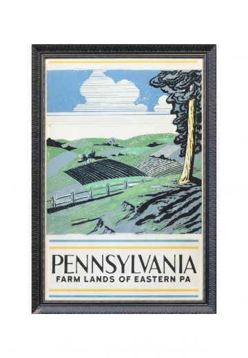 Framed Farmlands of Pennsylvania Poster