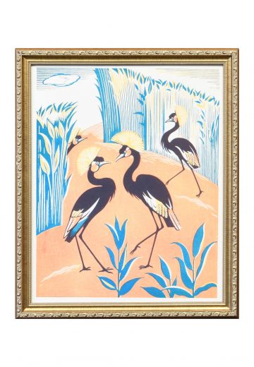 Framed Art Deco Illustration