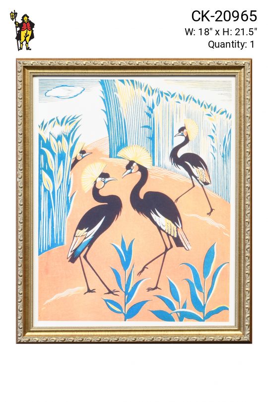 Framed Art Deco Illustration
