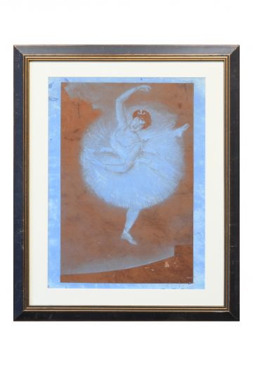 Framed Cleared Ballerina Drawing