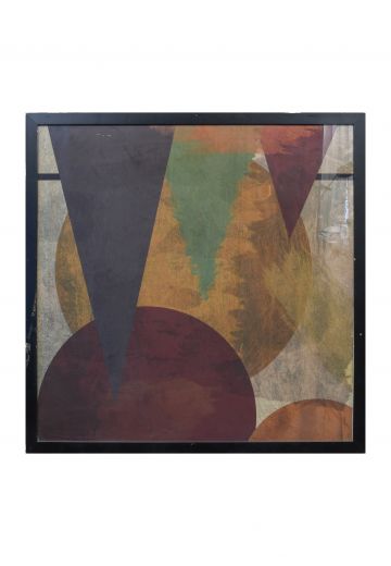 Framed Mid Century Abstract Painting