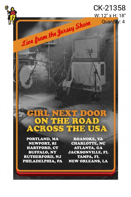 "On The Road" Concert Poster