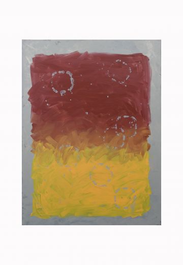 Cleared Abstract Painting On Canvas