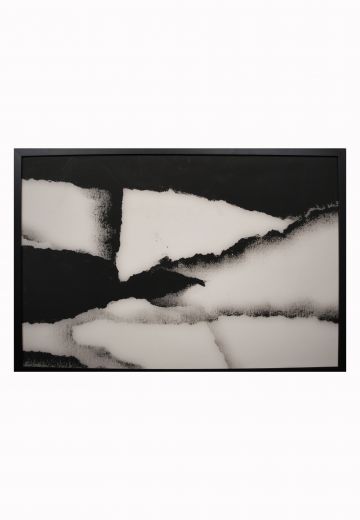 Framed Cleared Minimalist Abstract Painting (1/2)