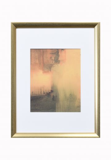 Cleared & Framed Abstract Landscape Painting (1/2)