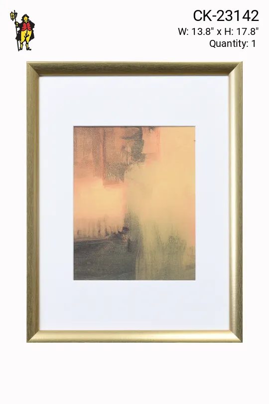 Cleared & Framed Abstract Landscape Painting (1/2)