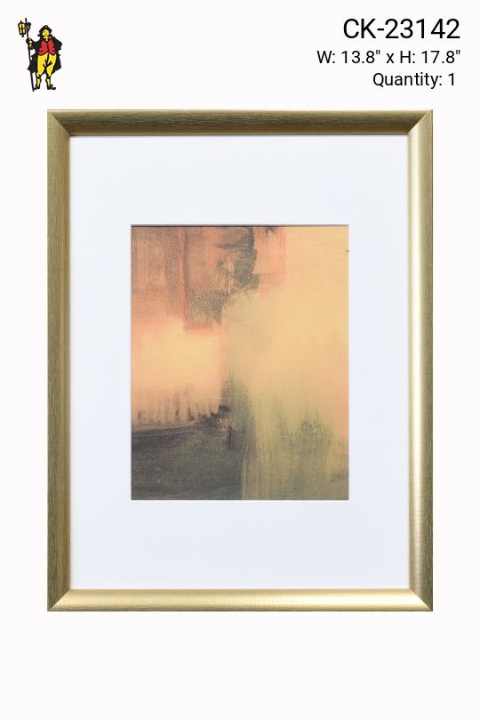 Cleared & Framed Abstract Landscape Painting (1/2)