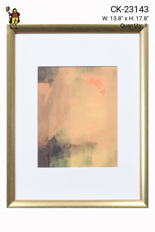 Cleared & Framed Abstract Landscape Painting (2/2)