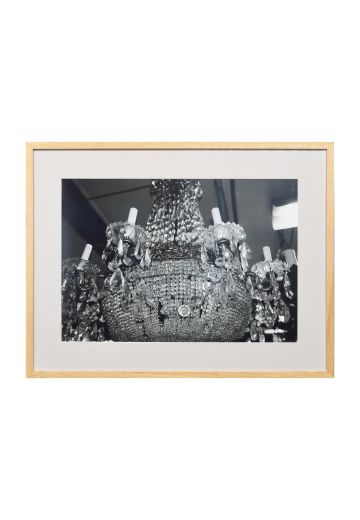 Framed "Crystal Chandelier" Photograph