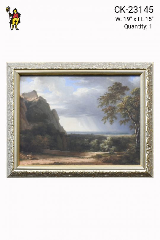 Framed 19th century Landscape Painting