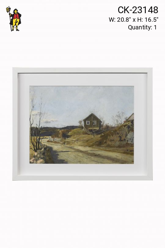Cleared & Framed Landscape Oil Painting