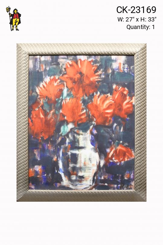 Cleared Framed Impressionistic Still Life