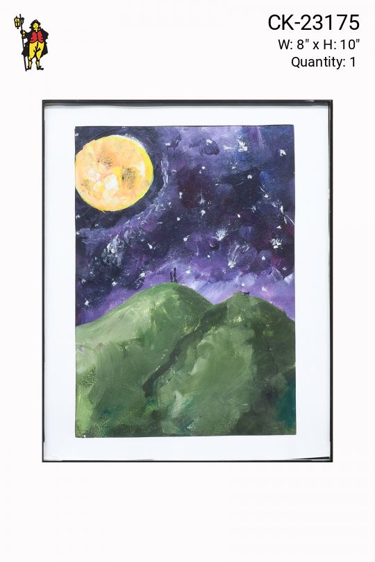 Cleared Night Sky Landscape Painting
