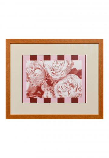 Framed Bold Stripes Graphic Art Print
