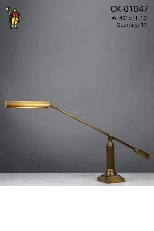Large Brass Desk Lamp