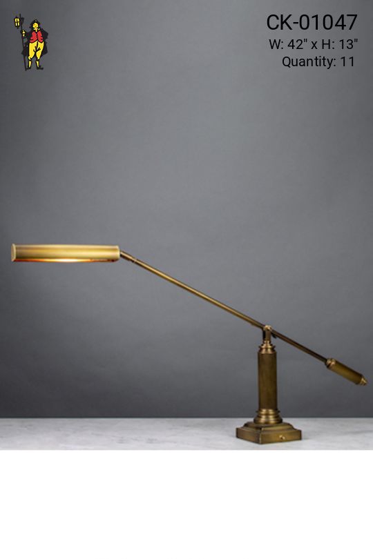 Large Brass Desk Lamp