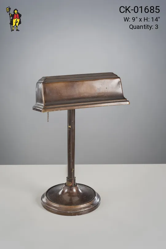Antique Brass Desk Lamp