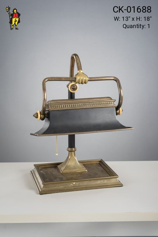 Antique Brass Empire Table Lamp