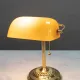 Traditional Banker's Lamp w/Green Shade (Also Available in Amber) #0