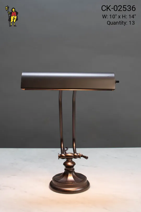 Adjustable Bronze Desk Lamp