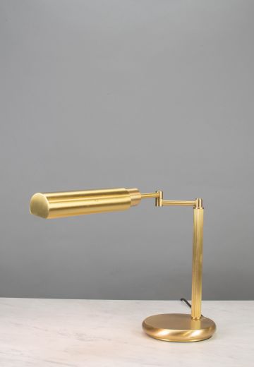 Brass Adjustable Desk Lamp