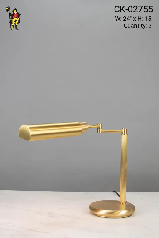 Brass Adjustable Desk Lamp
