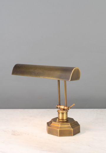 Adjustable Brass Desk Lamp