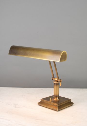Adjustable Brass Desk Lamp