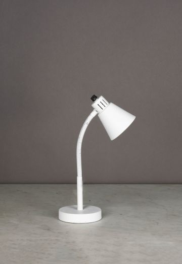 Adjustable White Desk Lamp