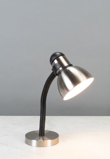 Silver Adjustable Desk Lamp