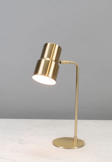 Polished Brass Desk Lamp
