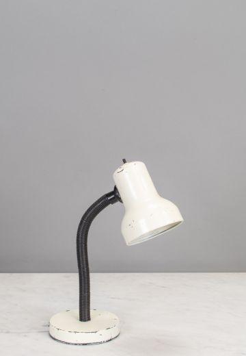 White & Black Adjustable Desk Lamp