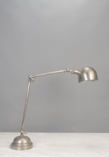 Silver Adjustable Desk Lamp
