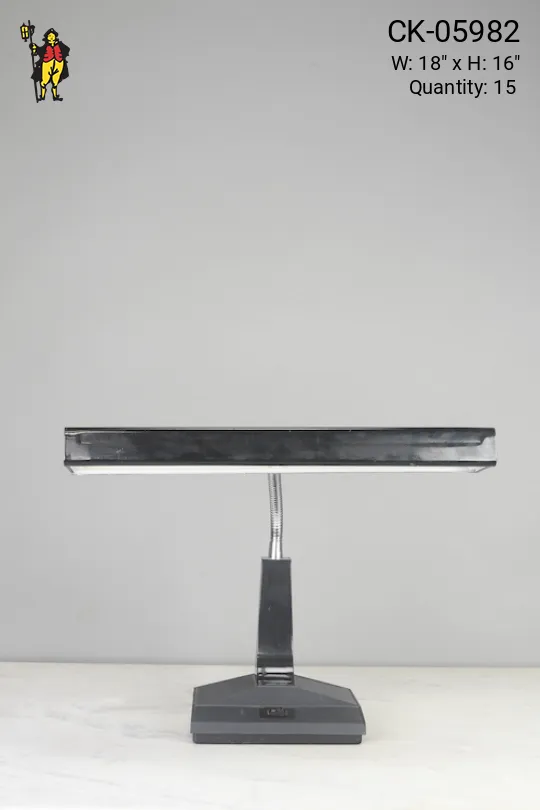 Black Fluorecent Desk Lamp