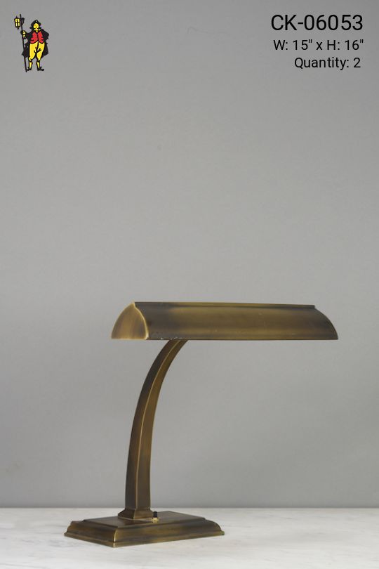Brushed Brass Desk Lamp