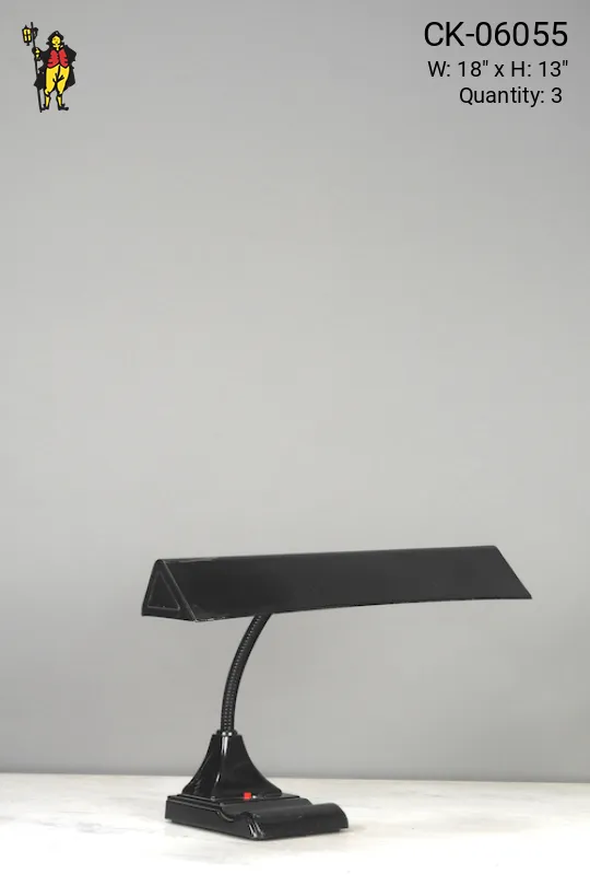Black Fluorecent Adjustable Desk Lamp