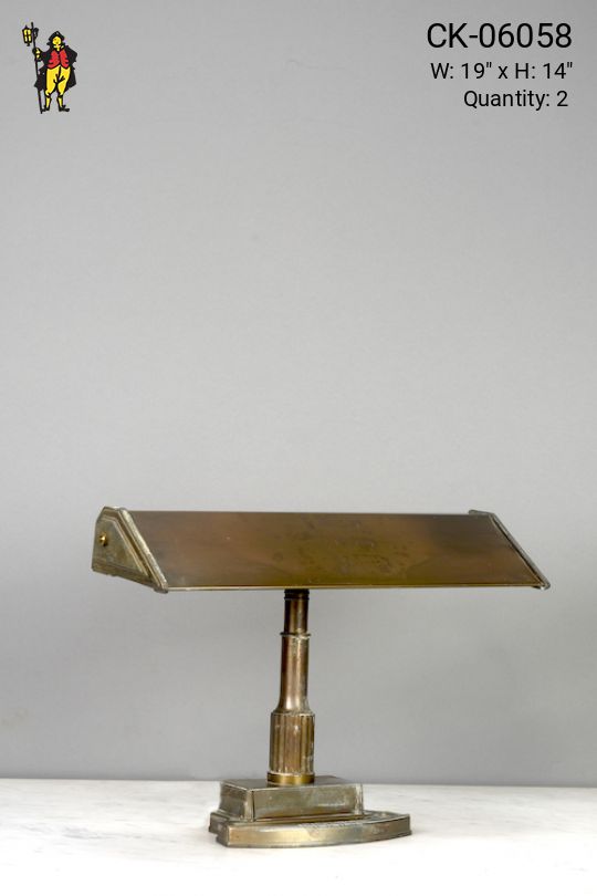 Brass Fluorecent Desk Lamp