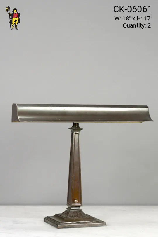 Antique Brass Desk Lamp